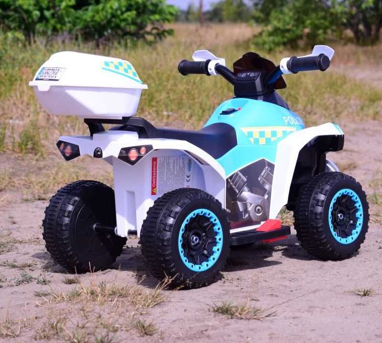 BAWIBUS.PL Autko QUAD na akumulator auto jeździk elektryczny POLICJA