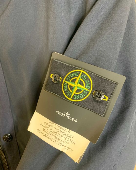 Куртка STONE ISLAND 41027 Soft Shell Jacket Navy SI0233-NA