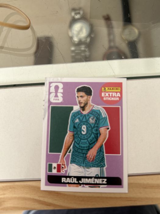 Raul jimenez extra stiker panini 2026