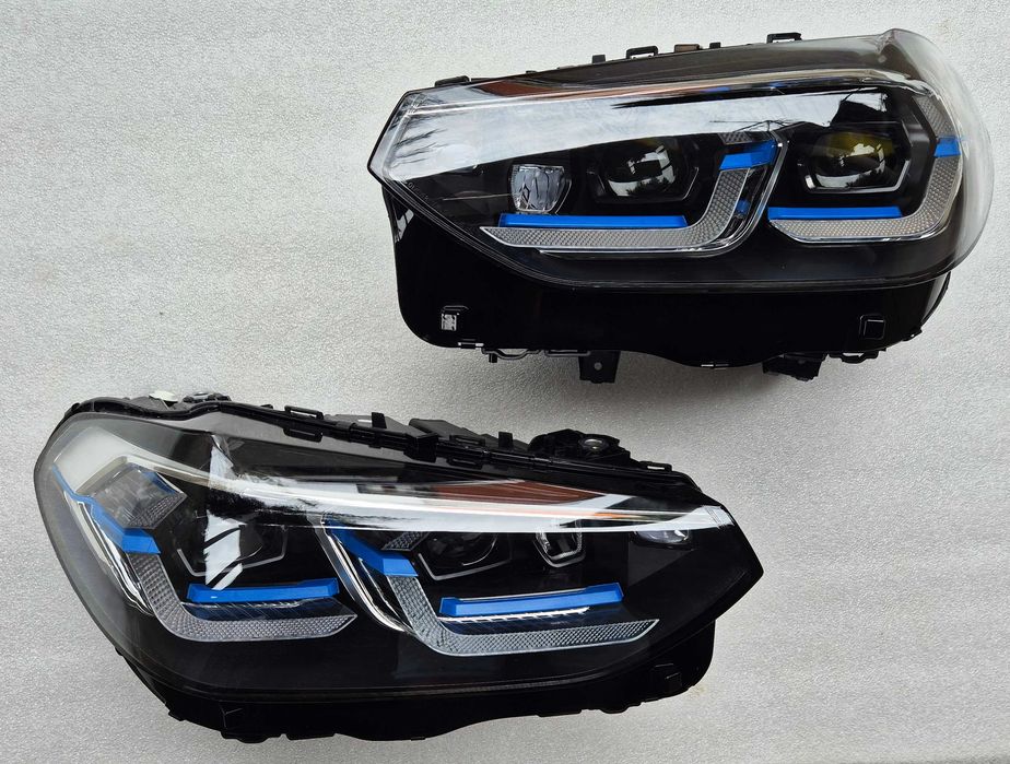 Передні фари BMW X3 X4 G01 G02 17-21 фары оптика Full Led LCI Laser