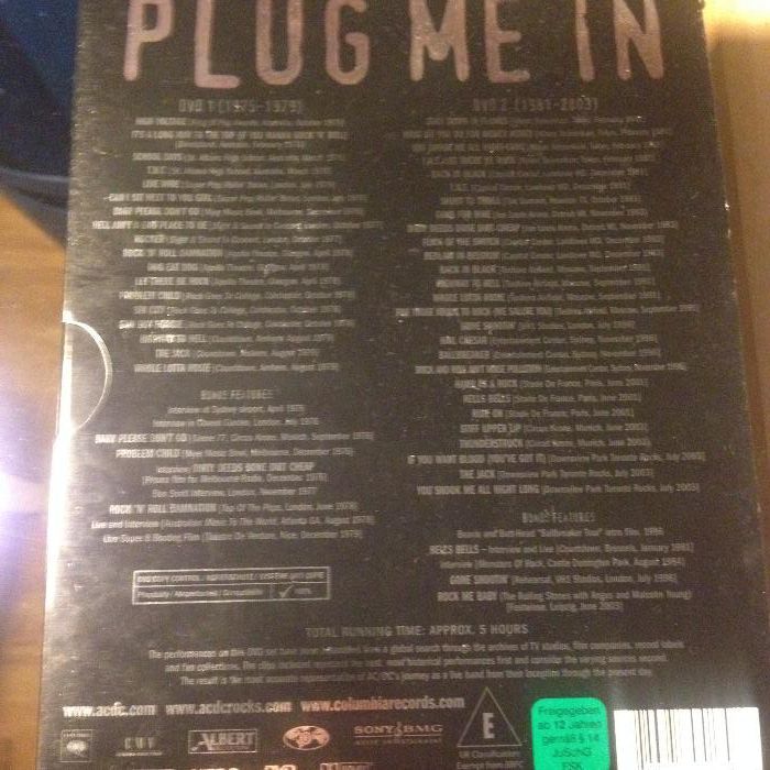 AC/DC DVD compilation "Plug me in"64584817504258123