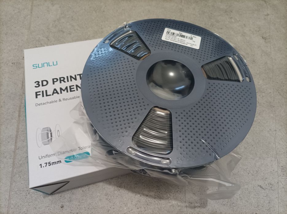 Filament SUNLU PET-G czarny black 1kg