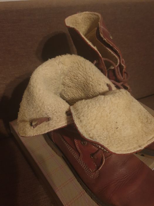 Trzewiki botki zimowe ocieplane Lasocki 39 skórzane
