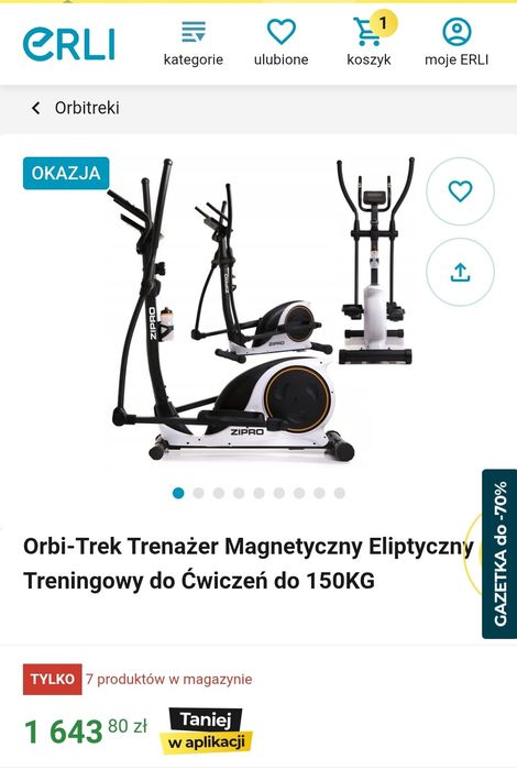 Orbitrek Zipro Hulk RS