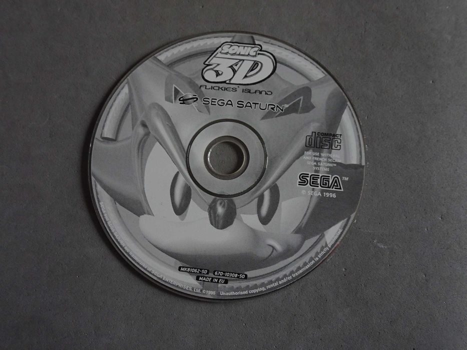 Jogo Sega Saturn Sonic 3D - Flickies Island