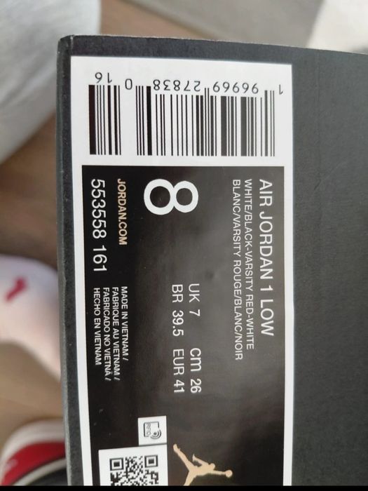 Buty Air Jordan 1 Low używane w dobrym stanie rozm. 41