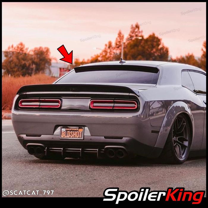 Козирек бленда Dodge Challenger накладка на крышу стекло спойлер додж