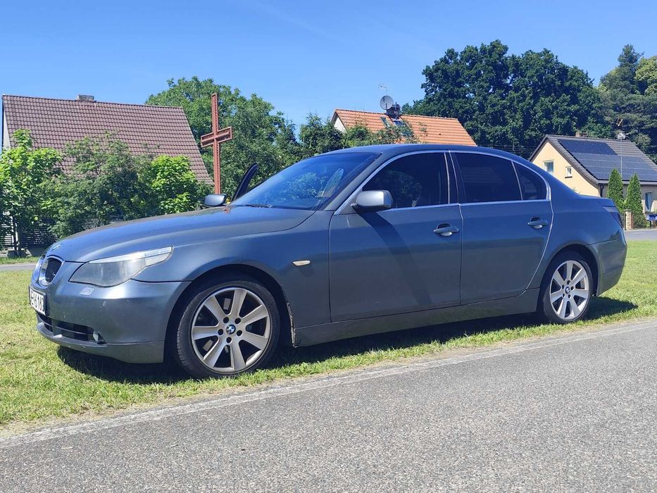 BMW E60 530d 218 KM Automat 2003r – uszkodzone, nie odpala