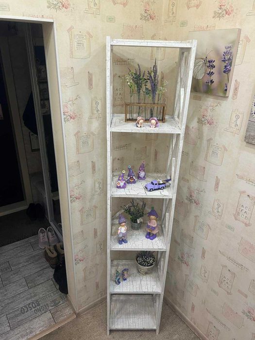 Стилаж в стиле прованс, натуральное дерево, ручная работа