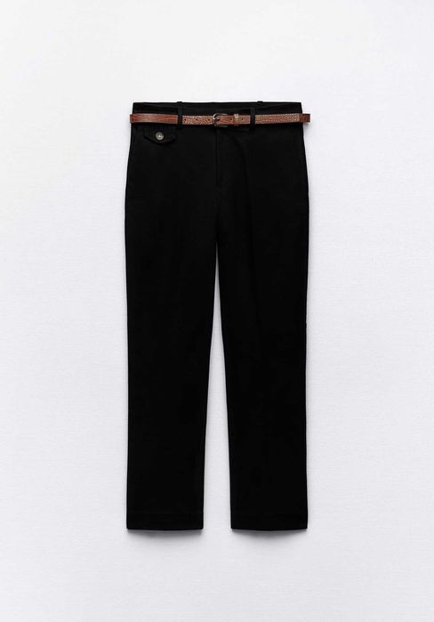 Жіночі брюки Zara з поясом