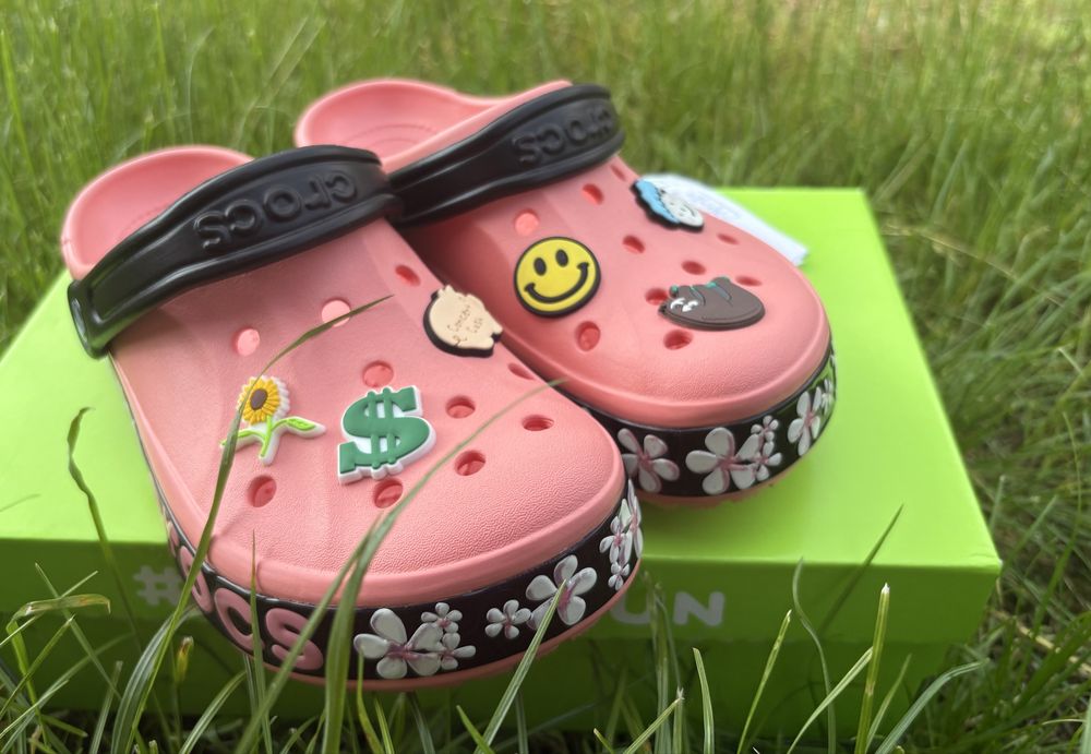 Крокси жіночі рожеві Crocs 37, 38, 39 розмір