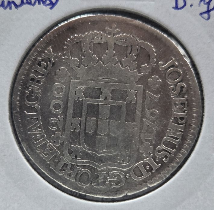 200 Reis 1767 D. José I in Silver