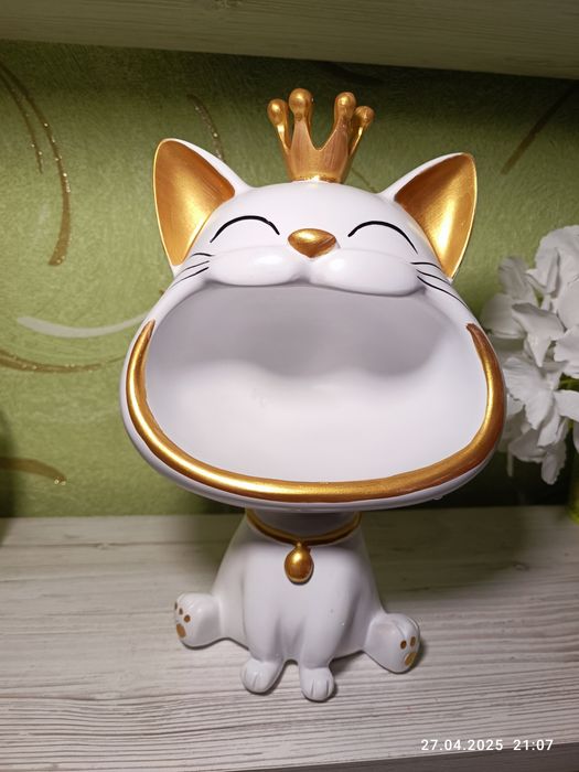 Статуетка кіт великий рот на подарунок
