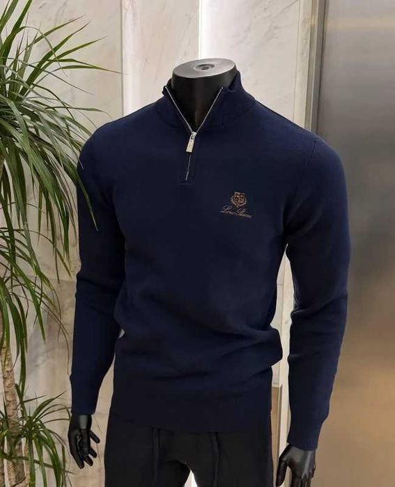 Джемпер на стійку трикотажний, кофта з високим коміром (S-XXL)