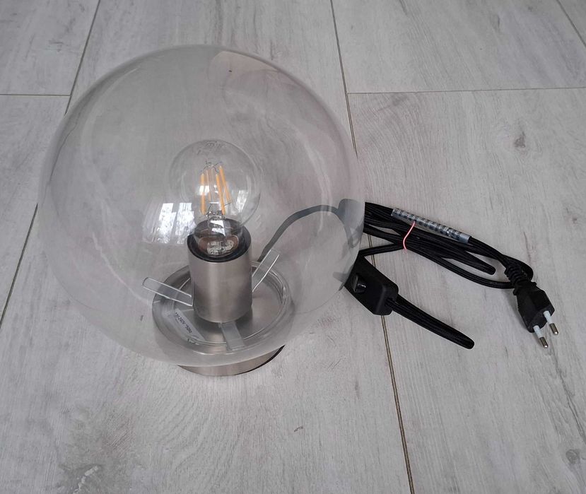 Szklana lampa indriustrialna Aurosens