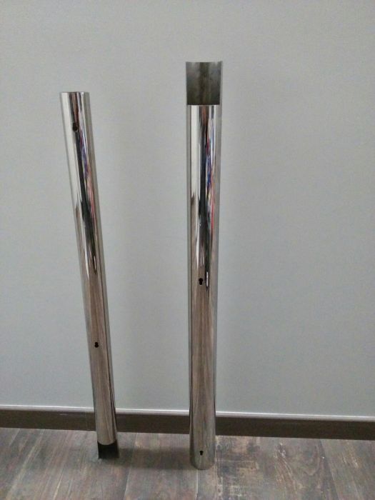 Tubo de inox polido