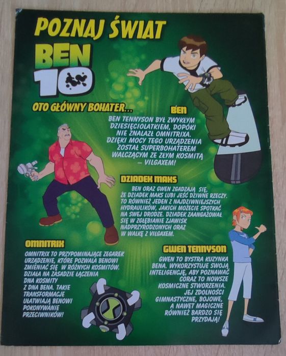 BEN 10 - gazetki, magazyny CN.