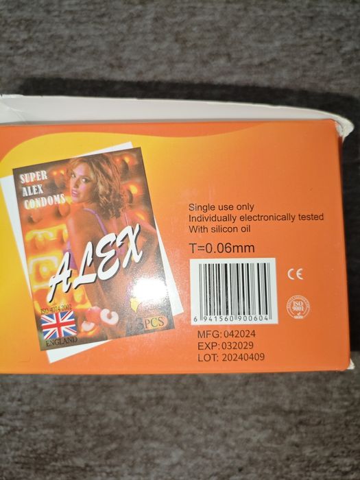 Презервативы гладкие Super Alex Подходят для УЗИ узд Блок 144шт 347грн