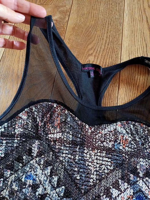 Bluzka z cekinami rozm S