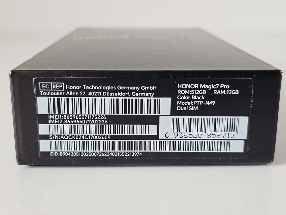 Honor Magic 7 Pro 12/512GB Black / Media Expert / Rok Gwarancji