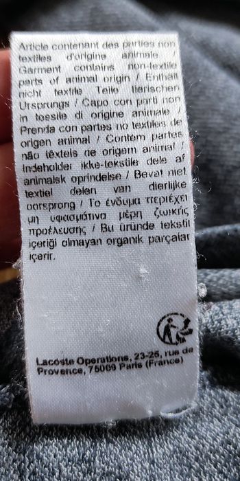 M-L Lacoste оригінальна чоловіча кофта, лонгслів, поло