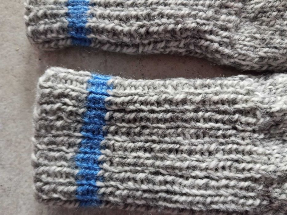 Skarpetki wełniane dziecięce ręcznie robione