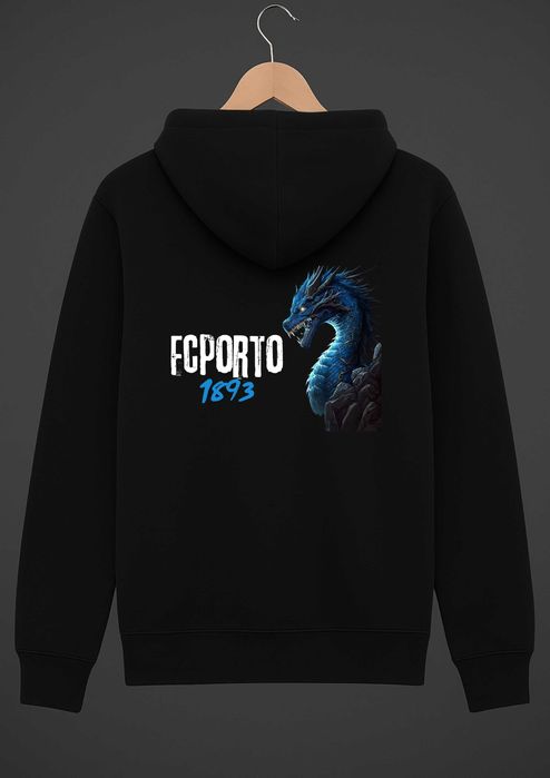 Sweatshirt FC Porto com Capuz – Dragão Azul 1893 | Unissexo