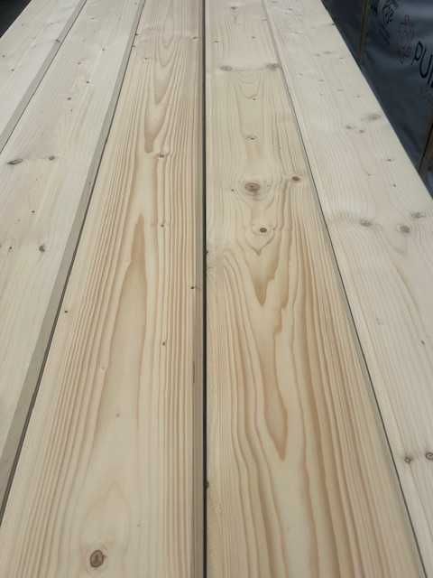 DESKA Elewacyjna szeroka świerk elewacja drewniana podbitka taras 28mm