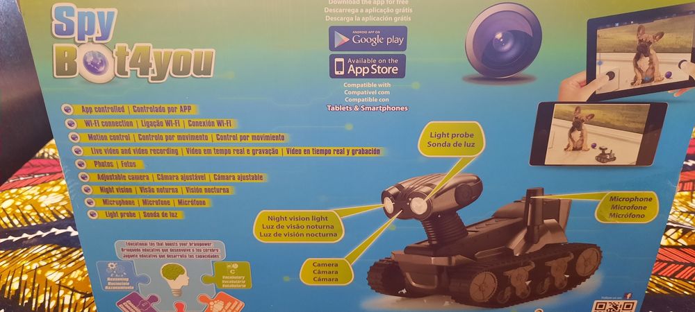 Robô Spy bot4you com câmara