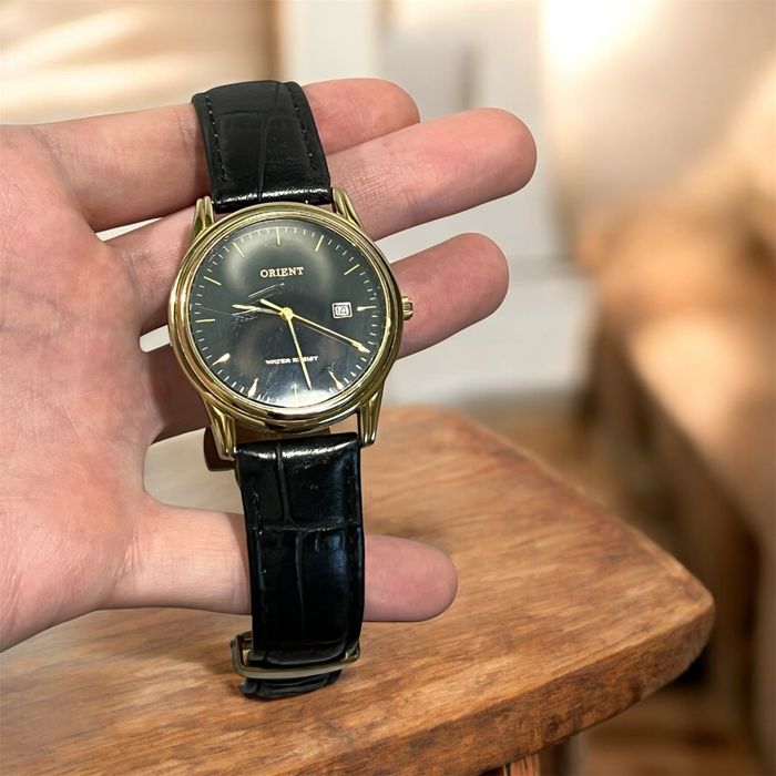 Часы Orient кварцевые gold