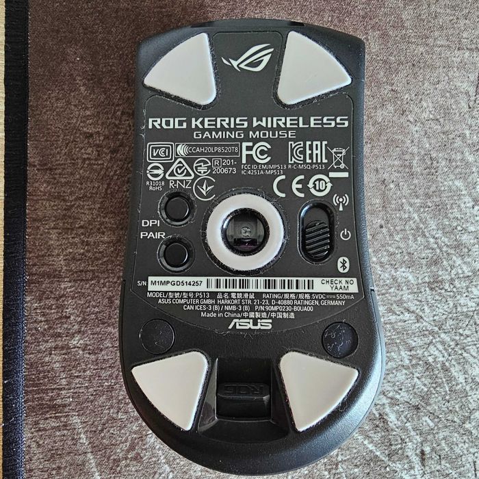 Rato Gaming Asus ROG Keris Wireless RGB 16000DPI