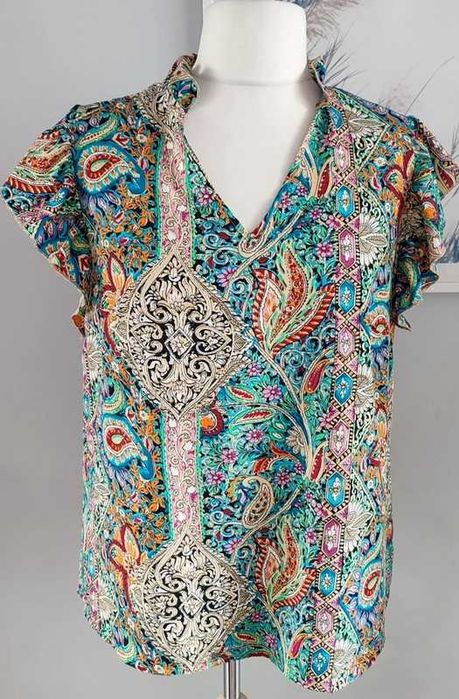 Kolorowa bluzka wzór 44/46