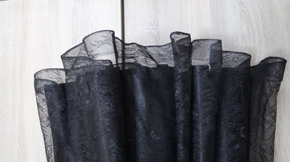 Vestido cerimónia renda preto