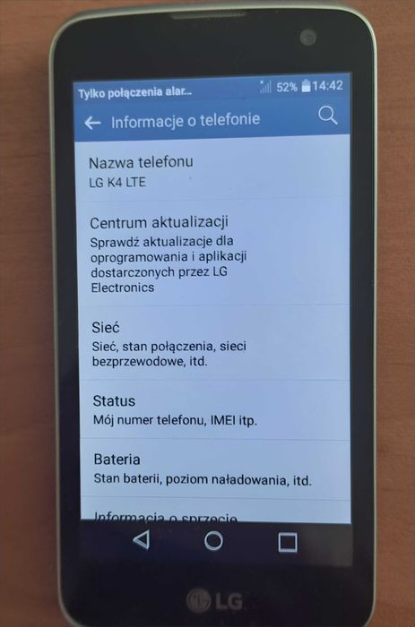 Smartfon LG K4 LTE