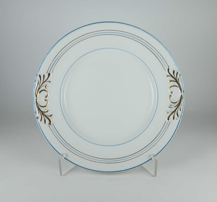 Par de pratos de torradas Vista Alegre Séc. XIX/XX