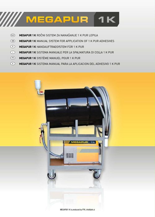 Maszyna do aplikacji kleju klejarka piana pir pur