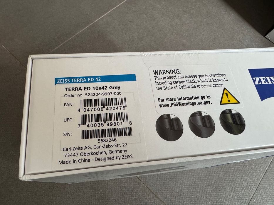 Nowa lornetka Zeiss Terra ED 10x42 Grey (524204) GW24m