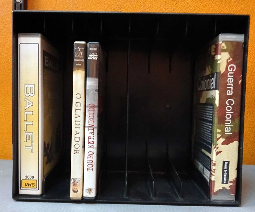 Arquivador Cassetes VHS e/ou DVD`s