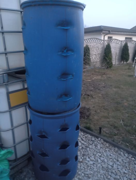 beczka do upraw truskawek