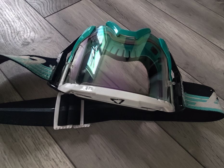 Kask cross LEATT MOTO 8.5 V22 AQUA (+GOGLE VELOCITY 5.5) roz "M"