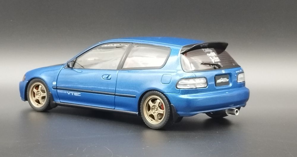 Honda Civic EG6 Solido Works 1/18 – Bleu Cobalt Pearl 1991, Un Must-have Passion