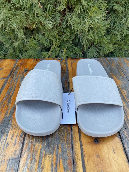Шлепанцы calvin klein (ck slide sandal)с америки 7us,8us,9us,12us !!ОСТАННІ!!