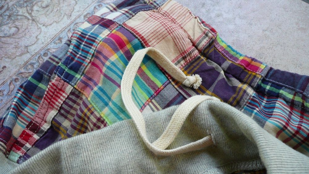 piękne kolorowe spodenki RALPH LAUREN POLO M ciążowe