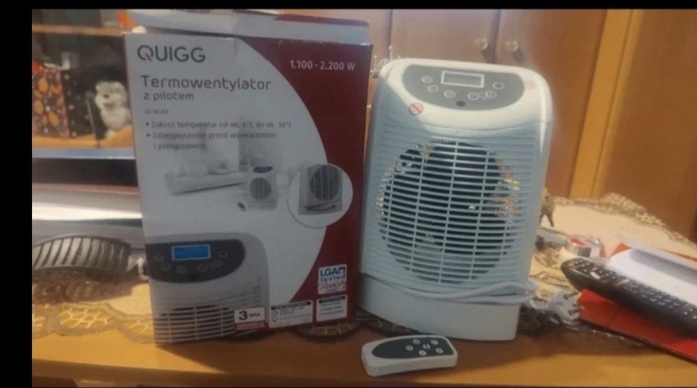 Termowentylator z pilotem