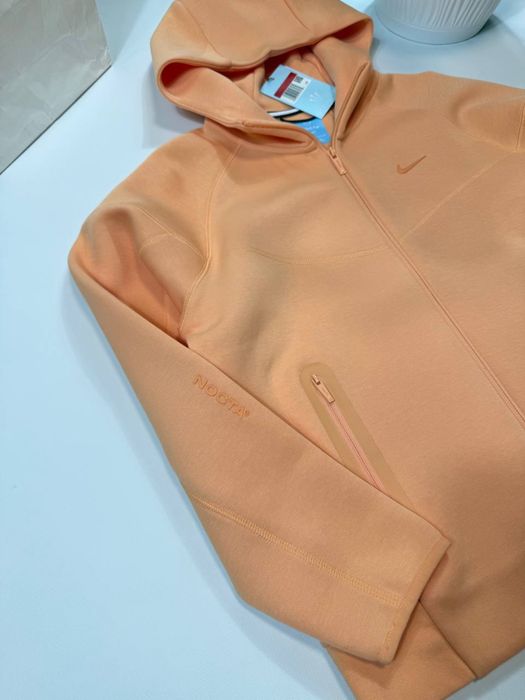 Зіпка Nike Nocta оранжева Кофта Найк Теч Фліс Нокта Зіп-Худі Найк