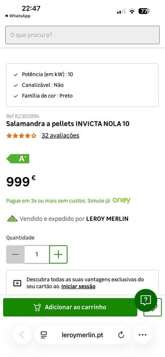 Salamandra Invicta Nola 10kw