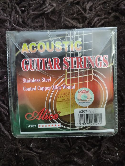 Струны для гитары акустические Yamaha Fender Alice IRIN 6 шт 0.10-047