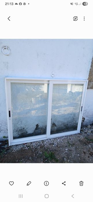 Janelas alumínio lacado a branco