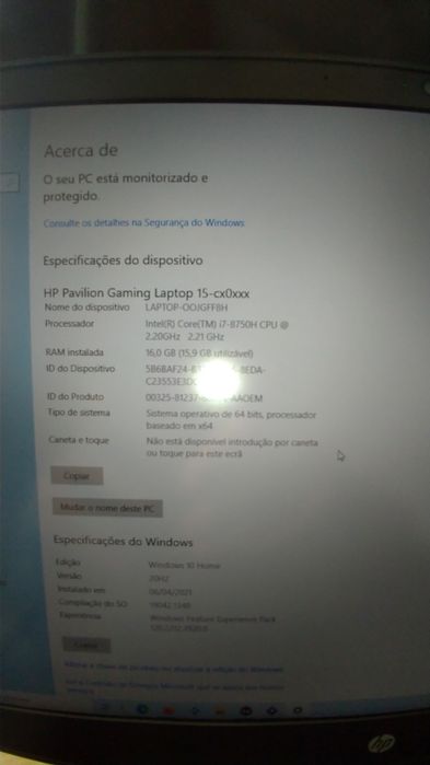 HP pavilion gaming 15.6"