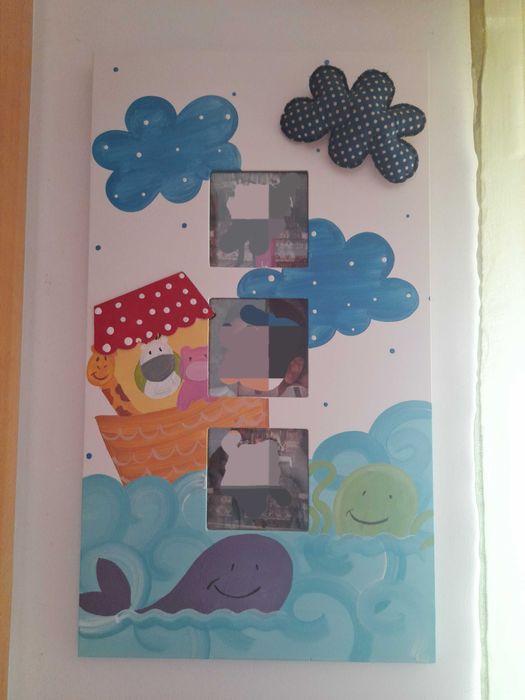 Conjunto candeeiros e molduras tema mar